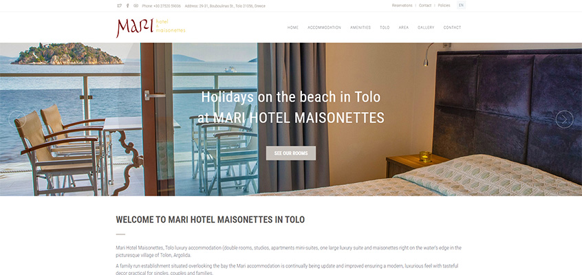 Mari Hotel Rooms Tolo